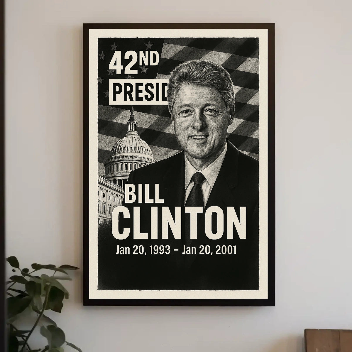 42nd President Patriotic Vintage Political or Propaganda Poster