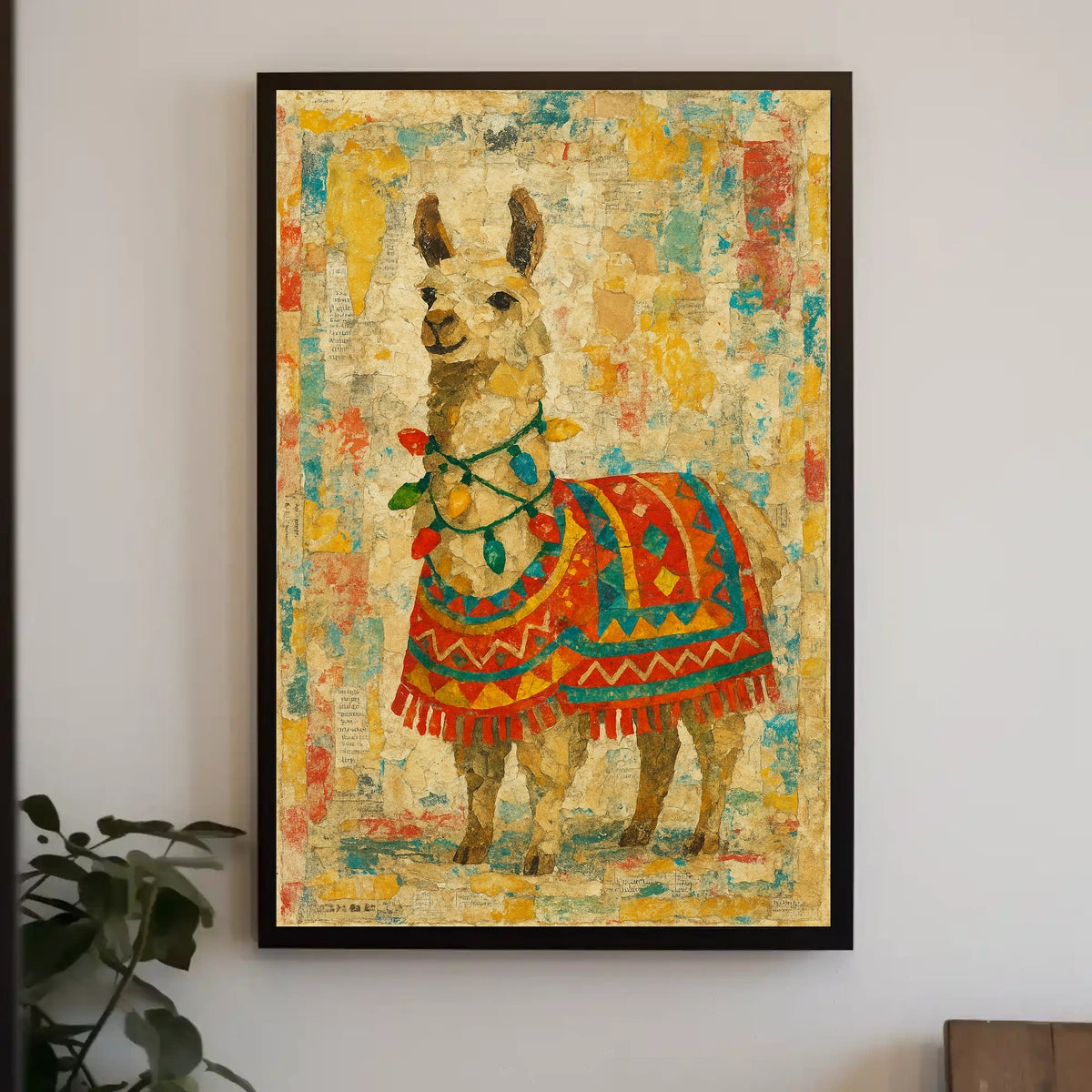 LlamaWorldVoyages Dreamscapes Illustrations Wanderings Poster