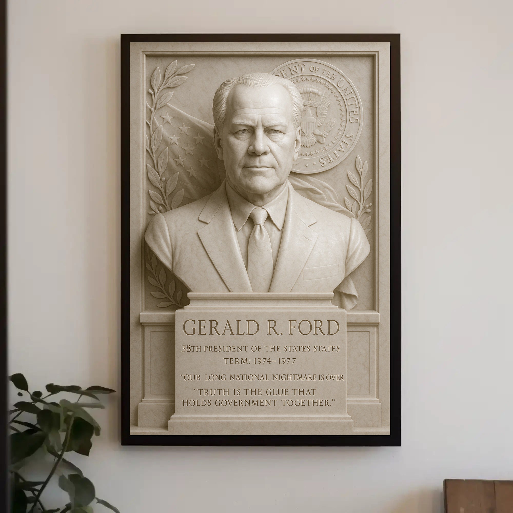 Gerald R. Ford 38th President Poster PosterGoat