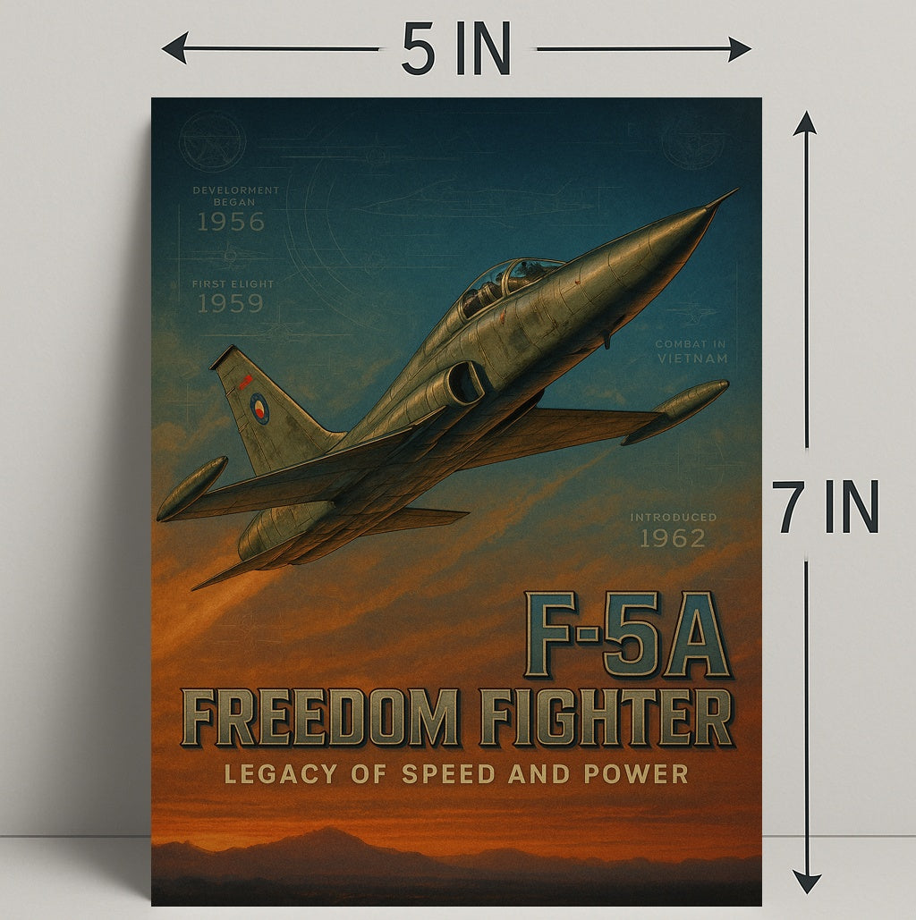 F-5A Freedom Fighter Poster PosterGoat