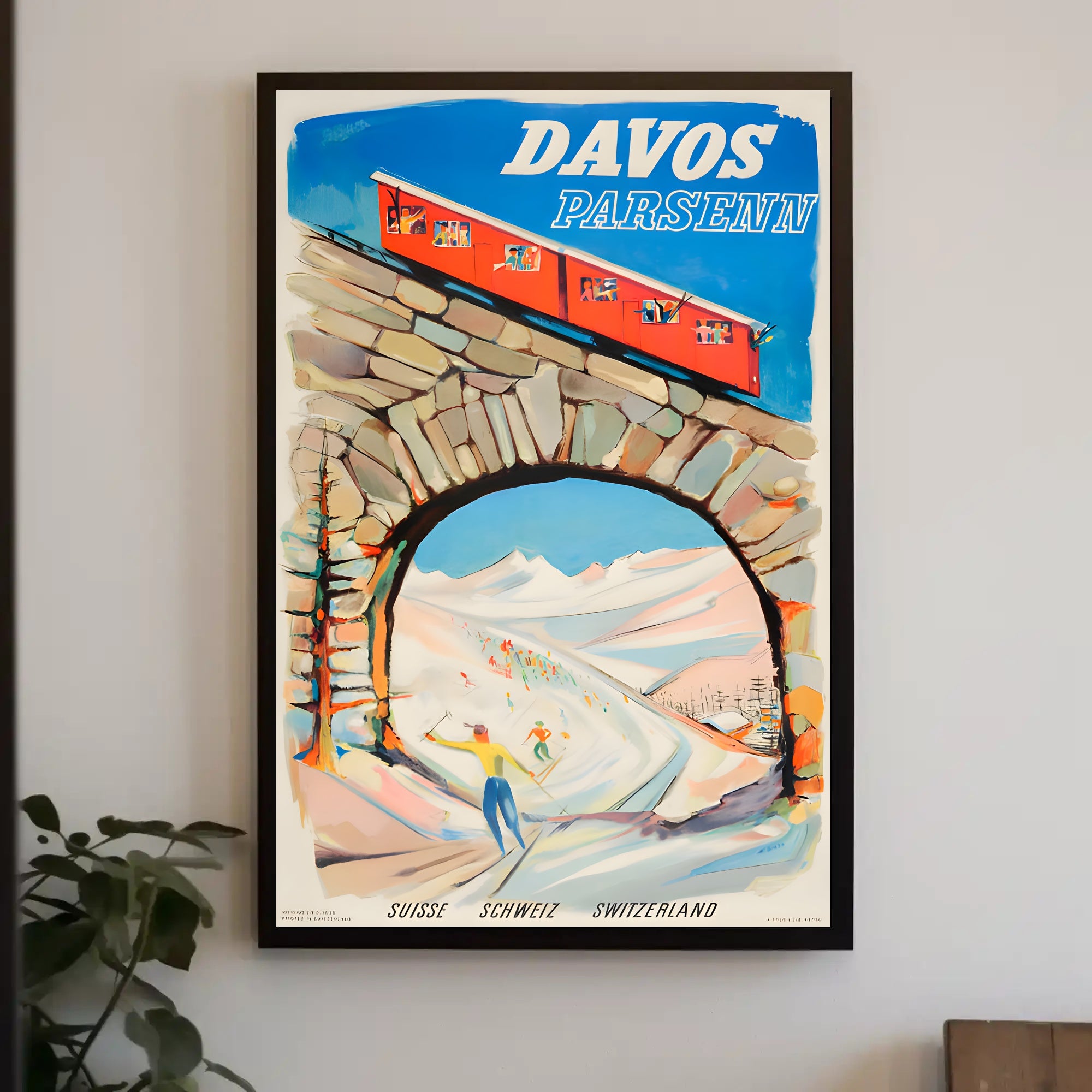 Davos Parsenn Ski Resort Poster PosterGoat