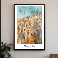 Matera: A Timeless Italian Landscape Poster PosterGoat