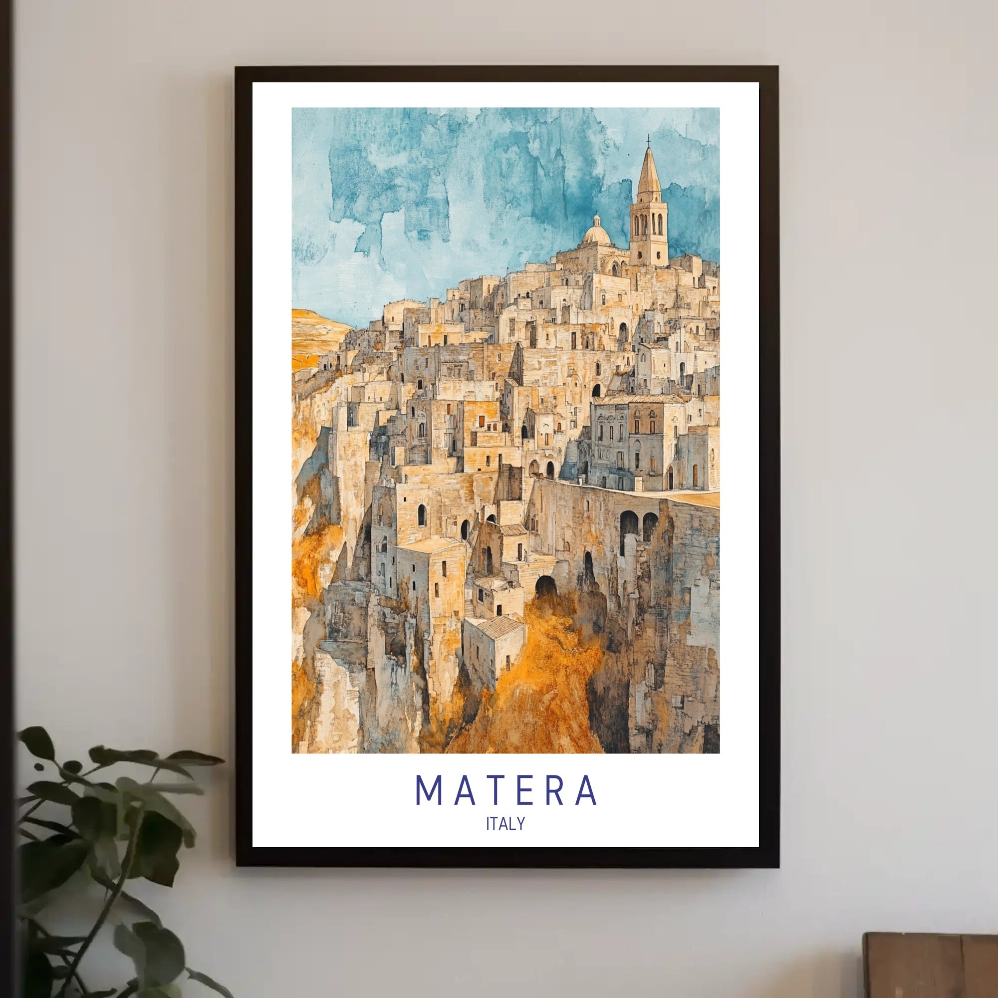 Matera: A Timeless Italian Landscape Poster PosterGoat
