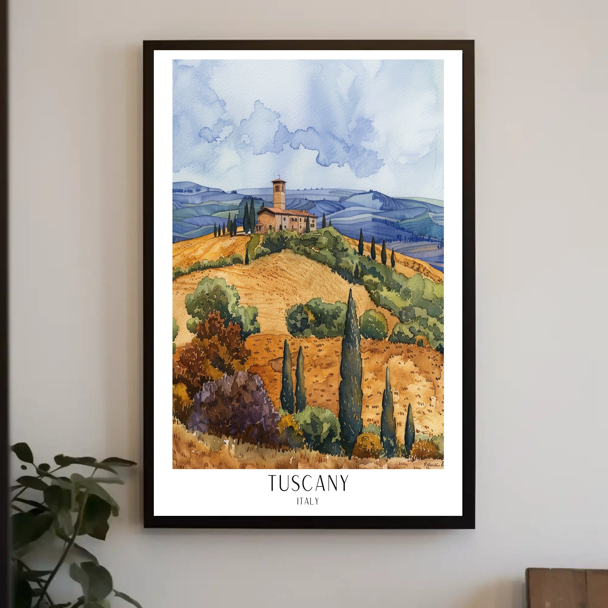 Tuscany Landscape Poster PosterGoat