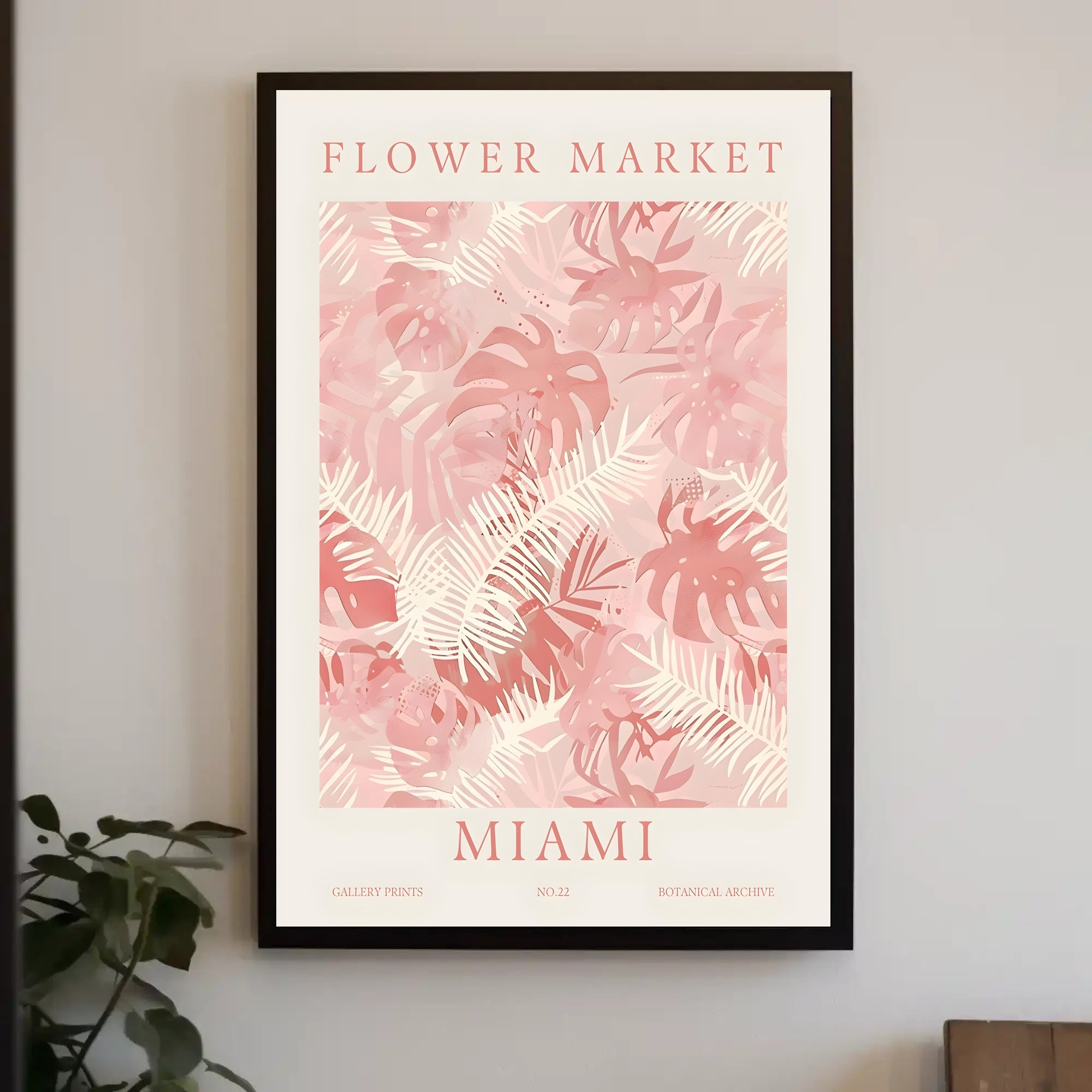 Flower Market Miami Poster