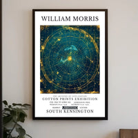 William Morris Cotton Prints Exhibition Poster