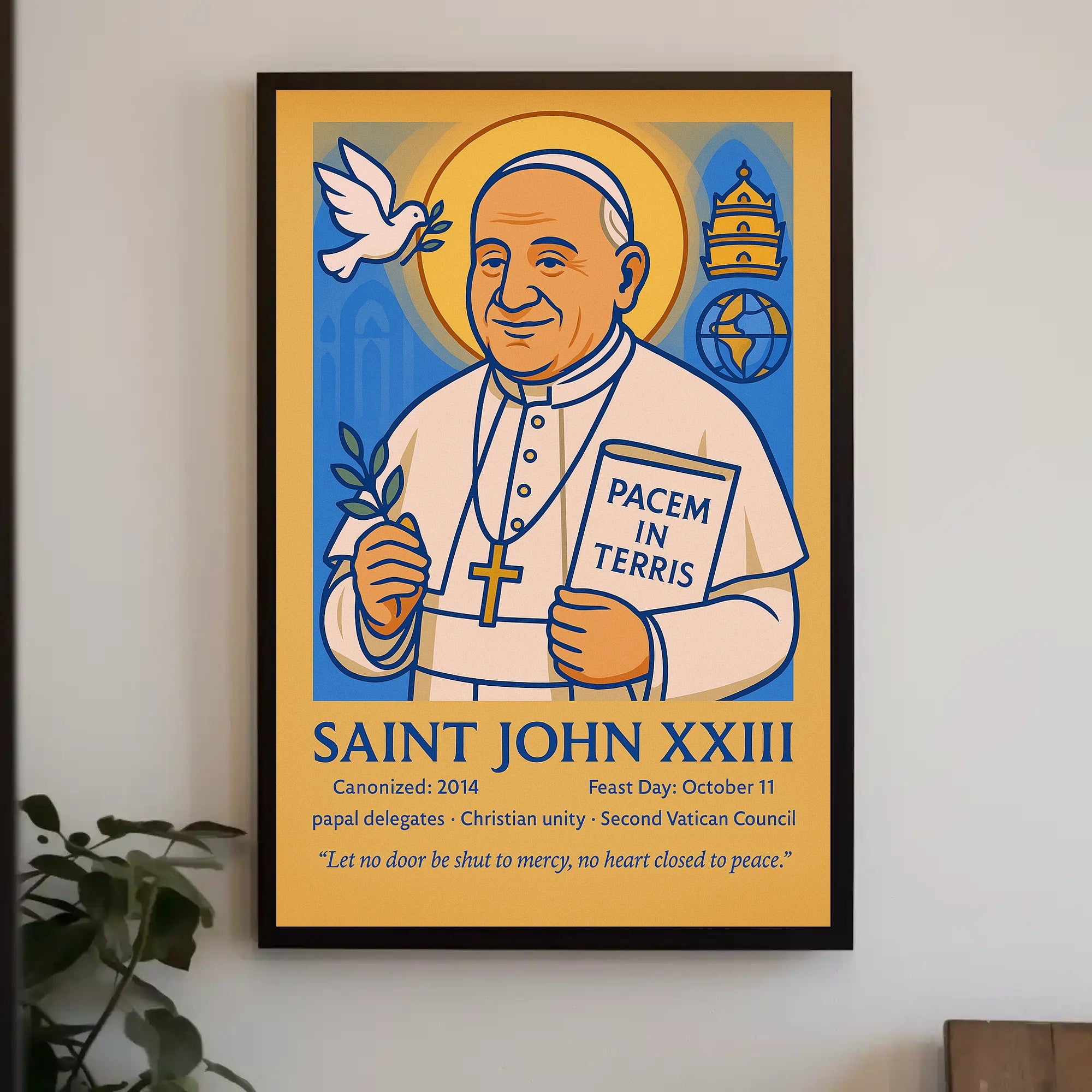 Saint John XXIII Poster PosterGoat