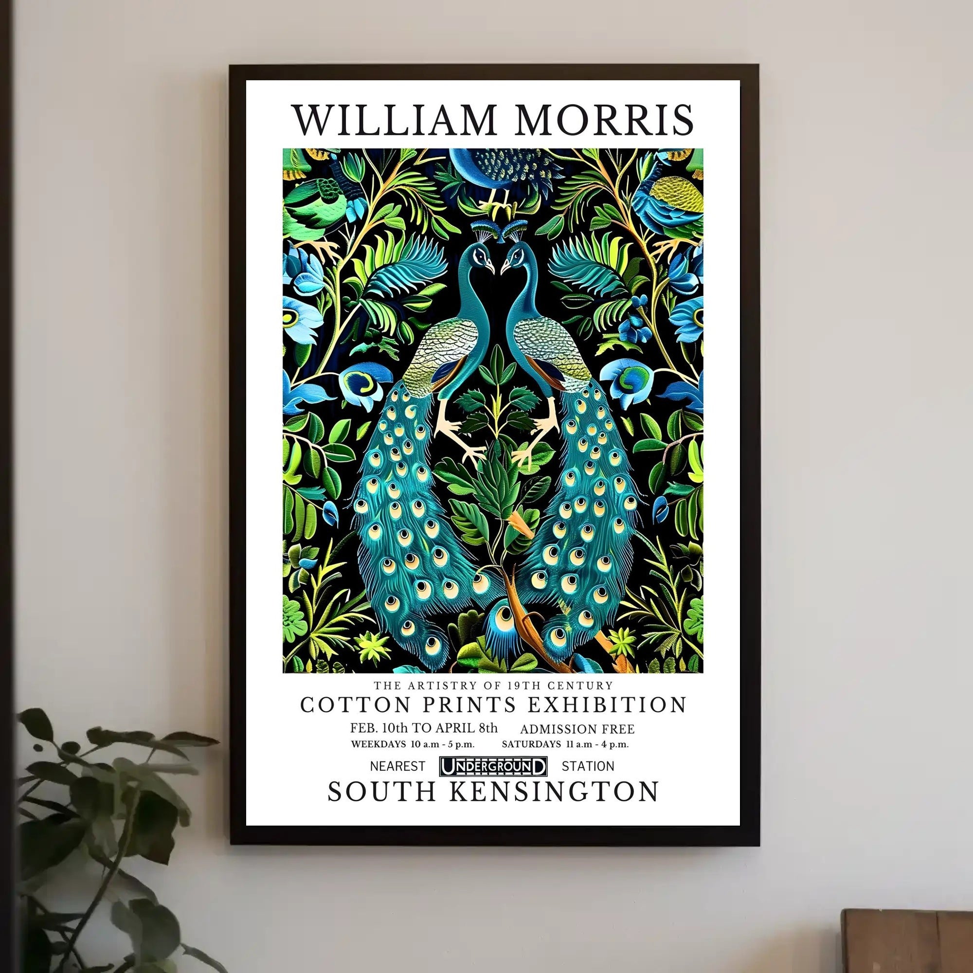 Cotton Prints Exhibition: Elegant Cultural or Heritage Poster