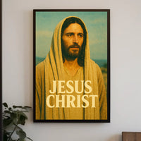 Jesus Christ Sacred Scenic Faith Poster
