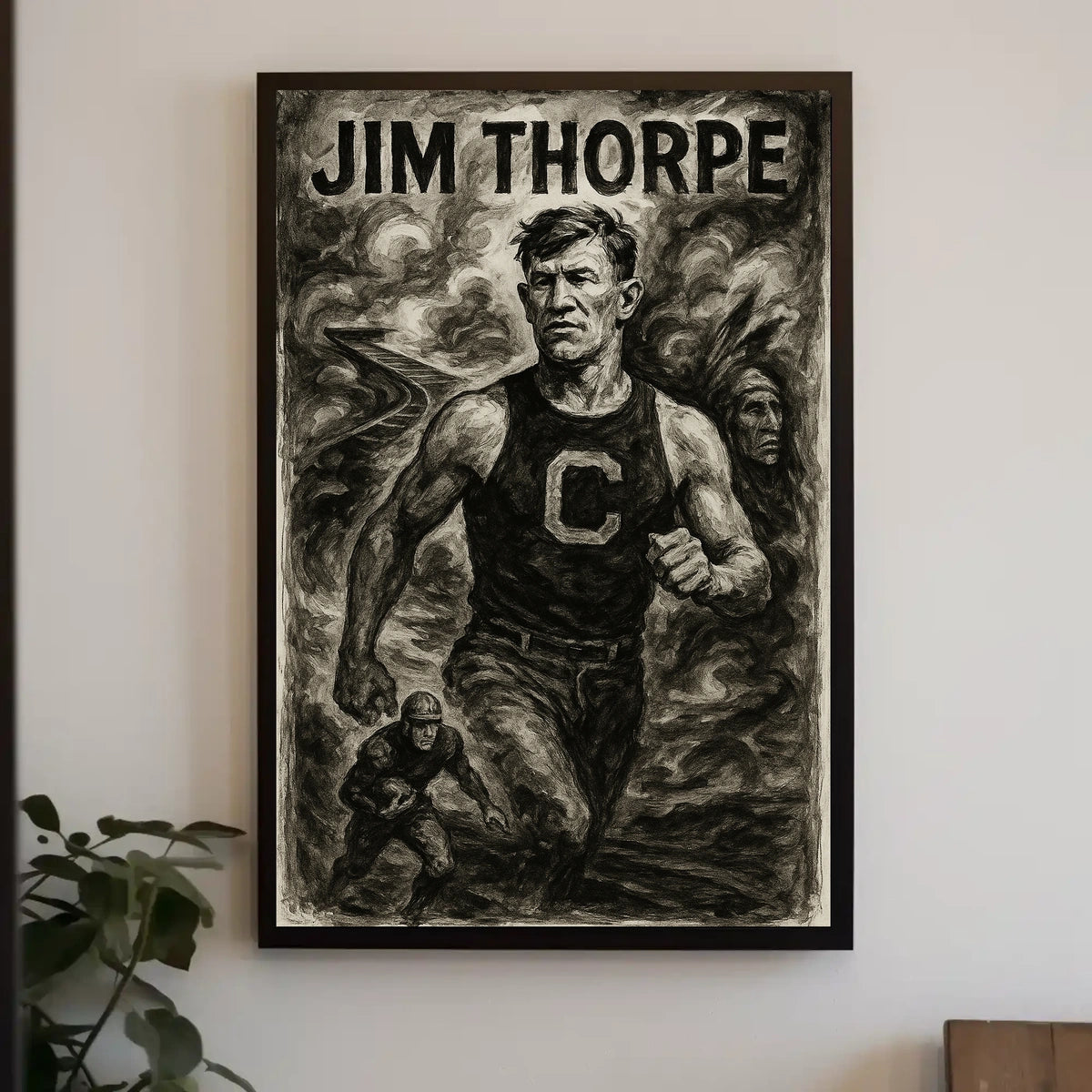Jim Thorpe Athletic Legend Poster