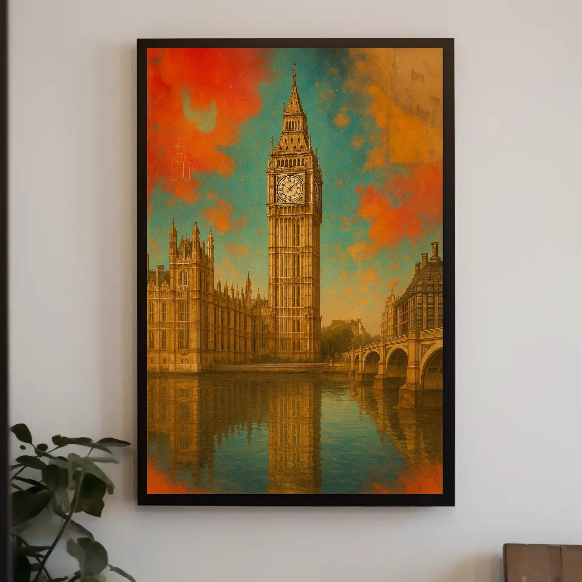 Big Ben London Dreamscape Art Travel Poster