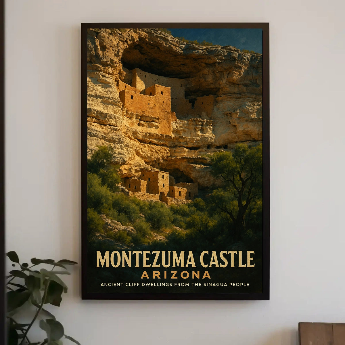 Montezuma Castle Ancient Cliff Poster