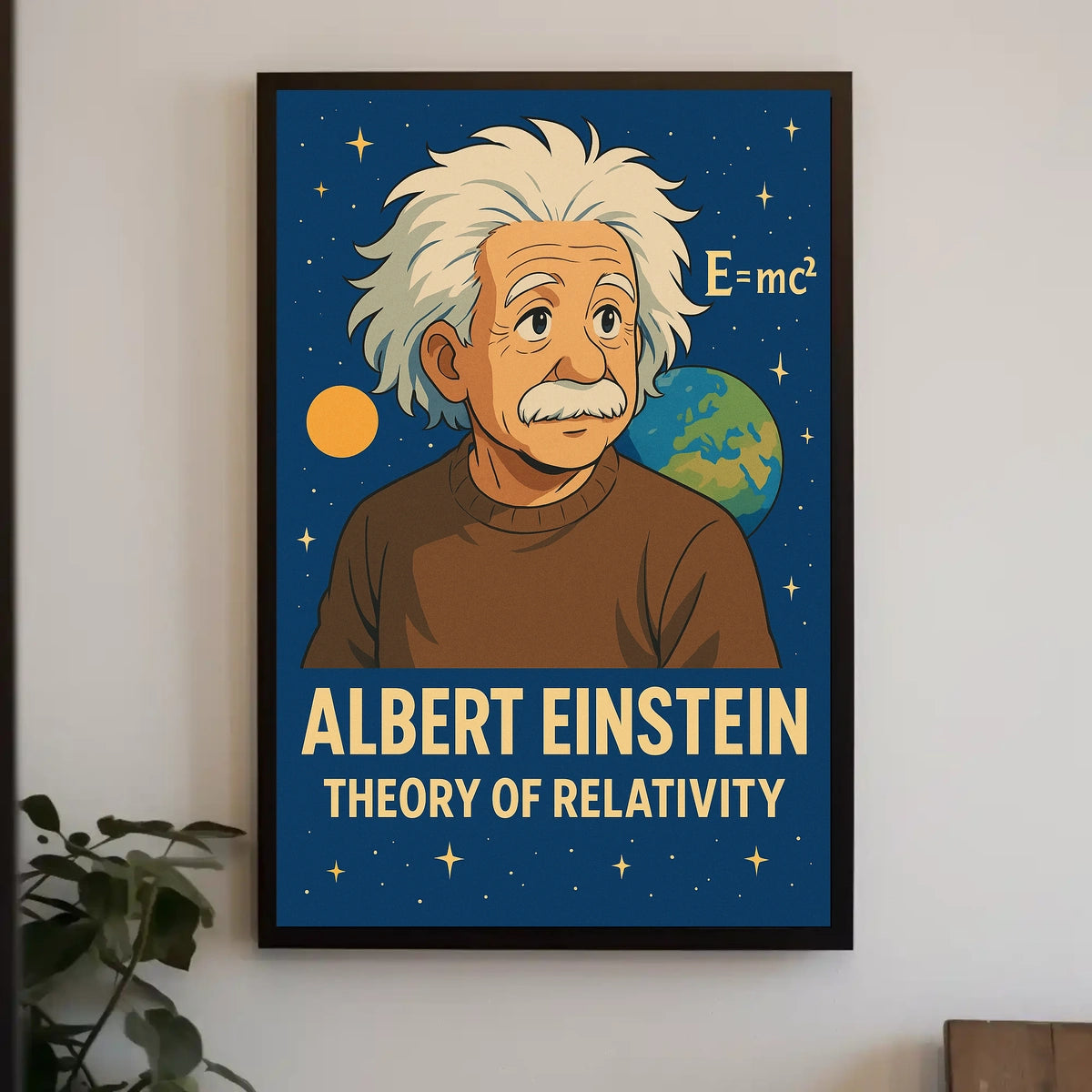 Albert Einstein Theory Of Relativity Poster