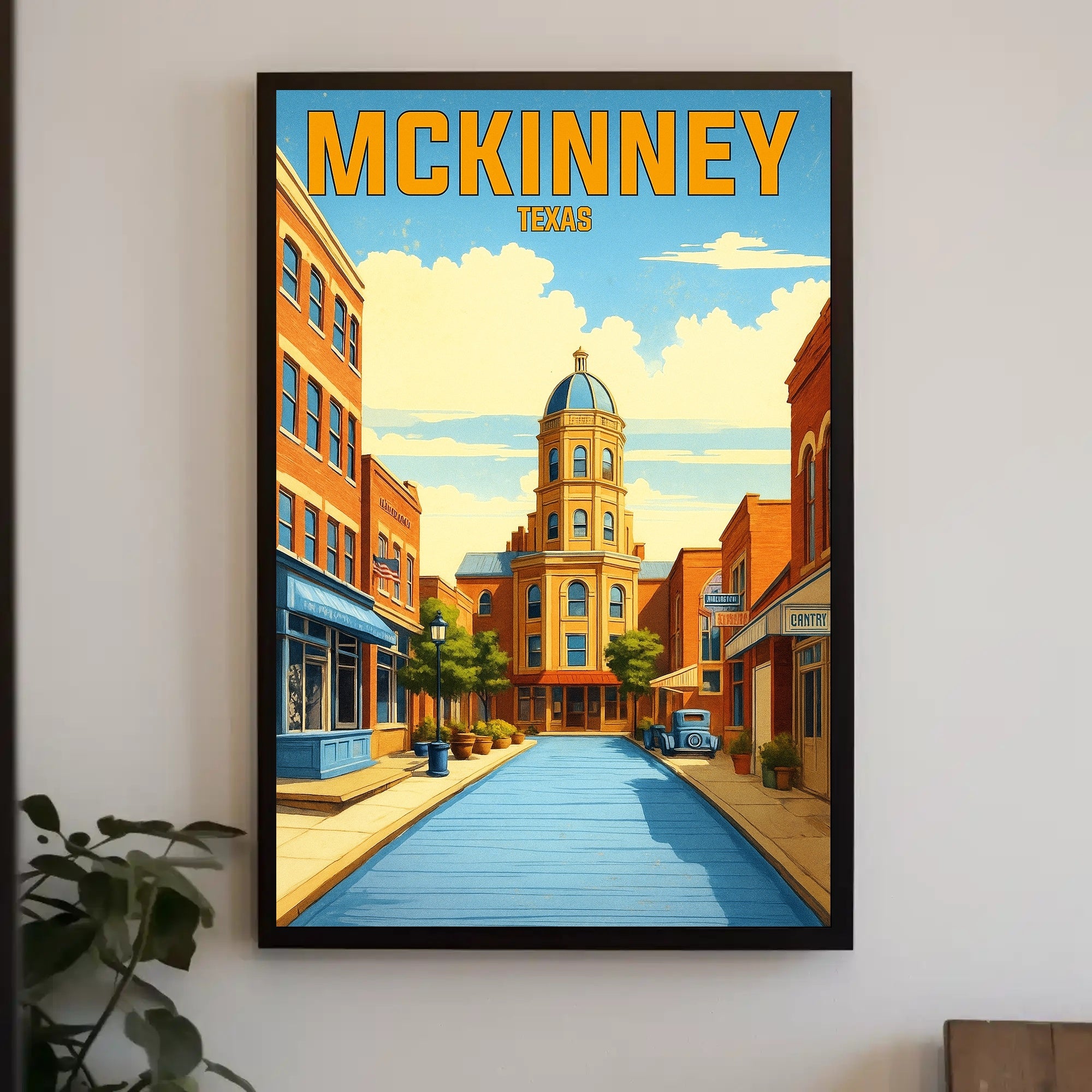 McKinney, Texas Poster PosterGoat