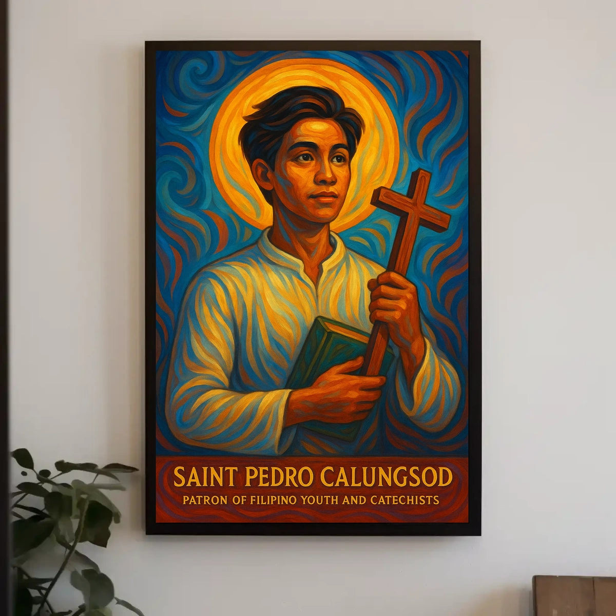 Saint Pedro Calungsod Patron of Filipino Youth and Catechists Poster