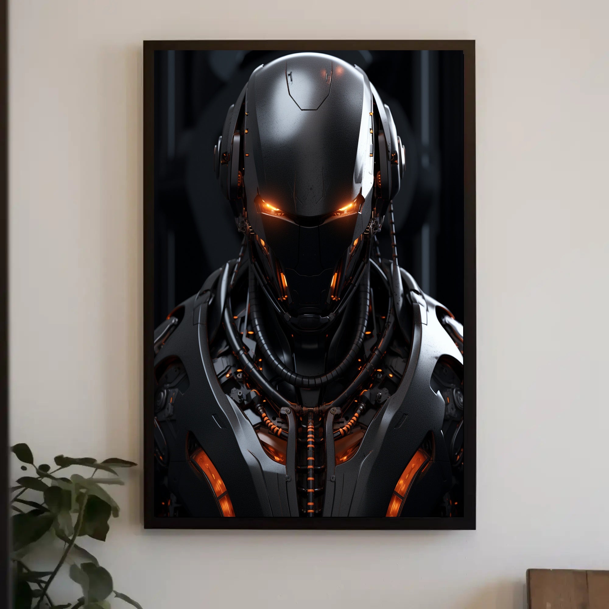 Futuristic Sentinel Poster PosterGoat