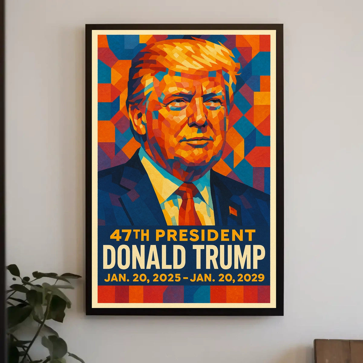 Donald Trump 47th President Poster