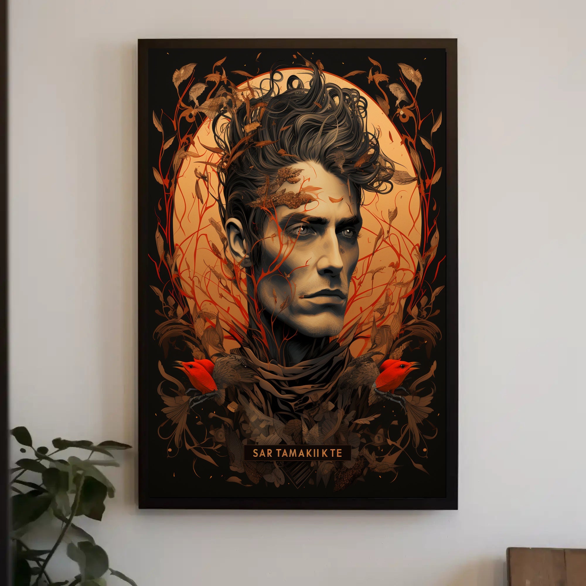Sar Tamakiikte Enigmatic Portrait Poster