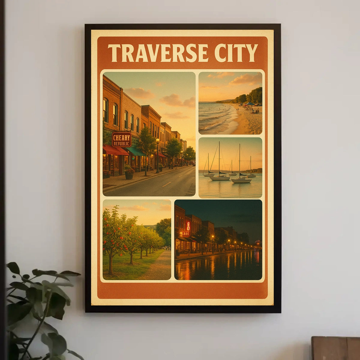 Traverse City Charm Poster