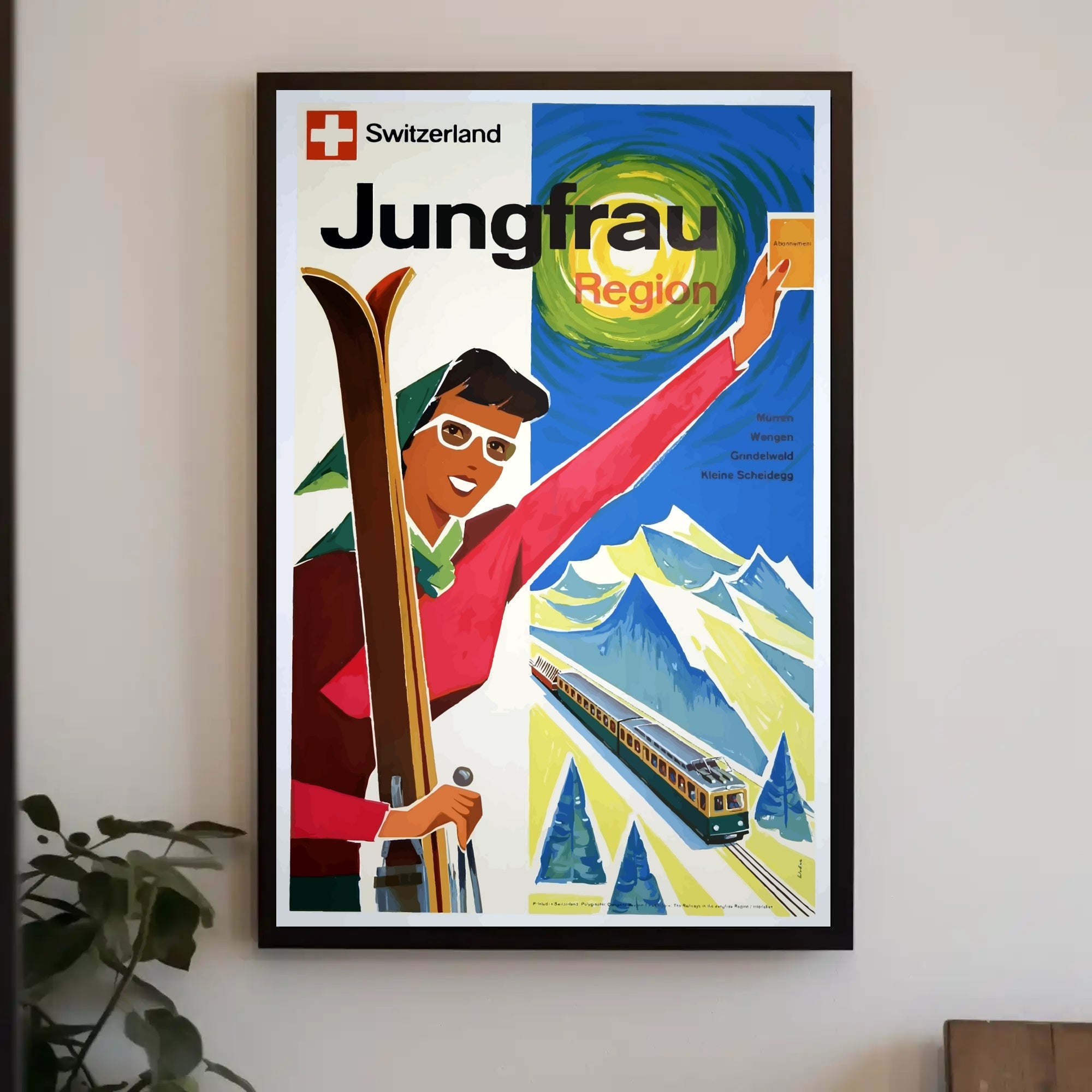 Explore the Jungfrau Region Poster PosterGoat