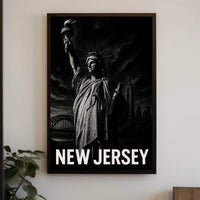 New Jersey Iconic Imagery Poster