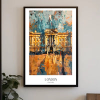Buckingham Palace Vibrant Artistic Cityscape Poster PosterGoat