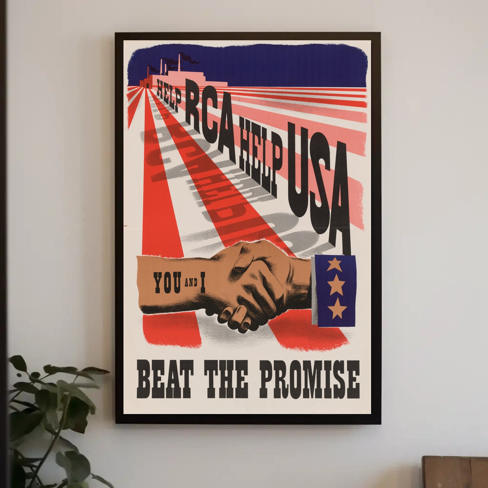 Help RCA, Help USA Poster PosterGoat