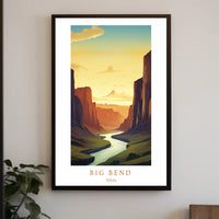 Big Bend Scenic View Poster PosterGoat