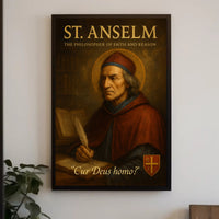 St. Anselm Scholar Portrait: Cultural Heritage Poster PosterGoat