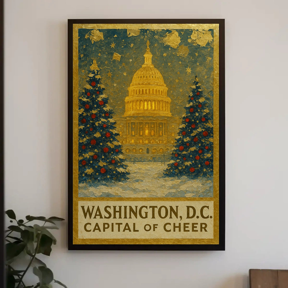 Washington, D.C. Capital Of Cheer Poster