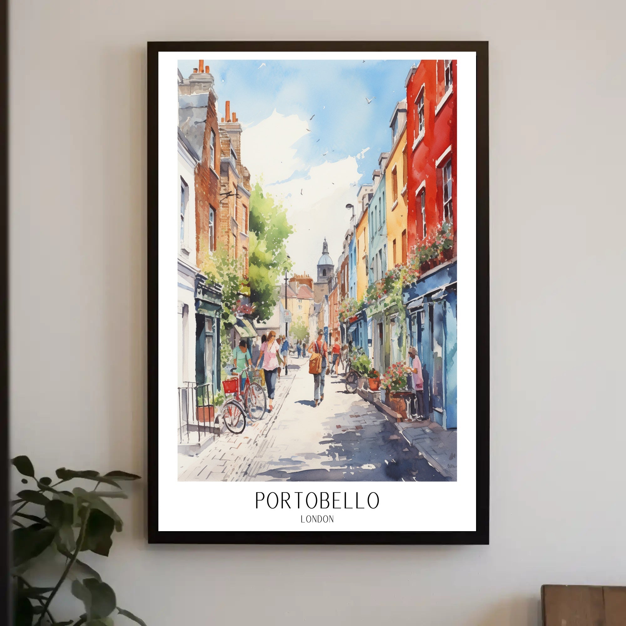 Portobello in London Poster PosterGoat