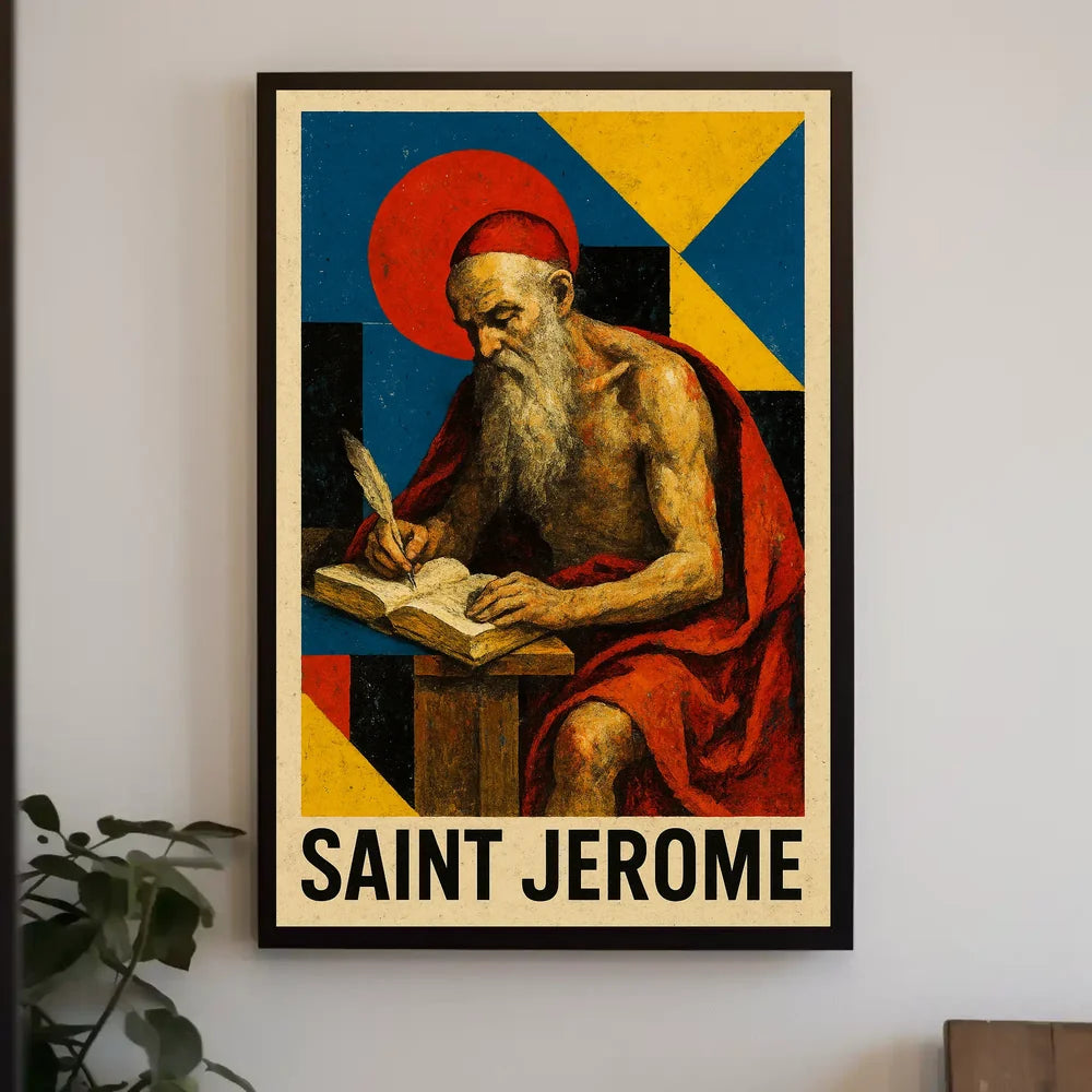 Saint Jerome Religious Art Poster
