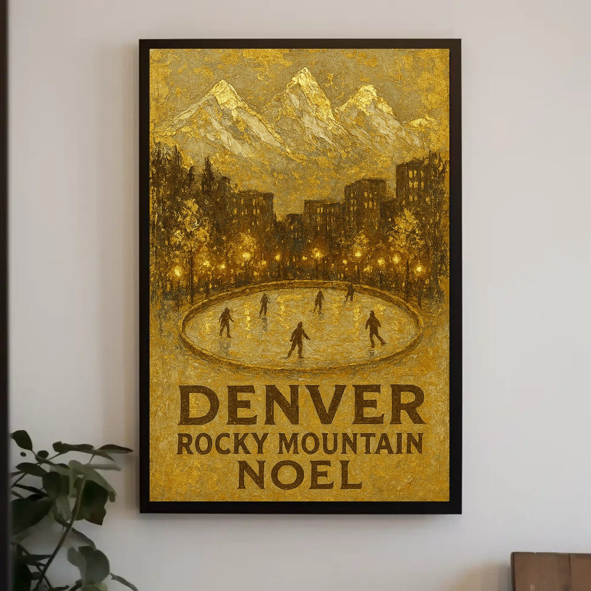Denver Rocky Mountain Noel Poster