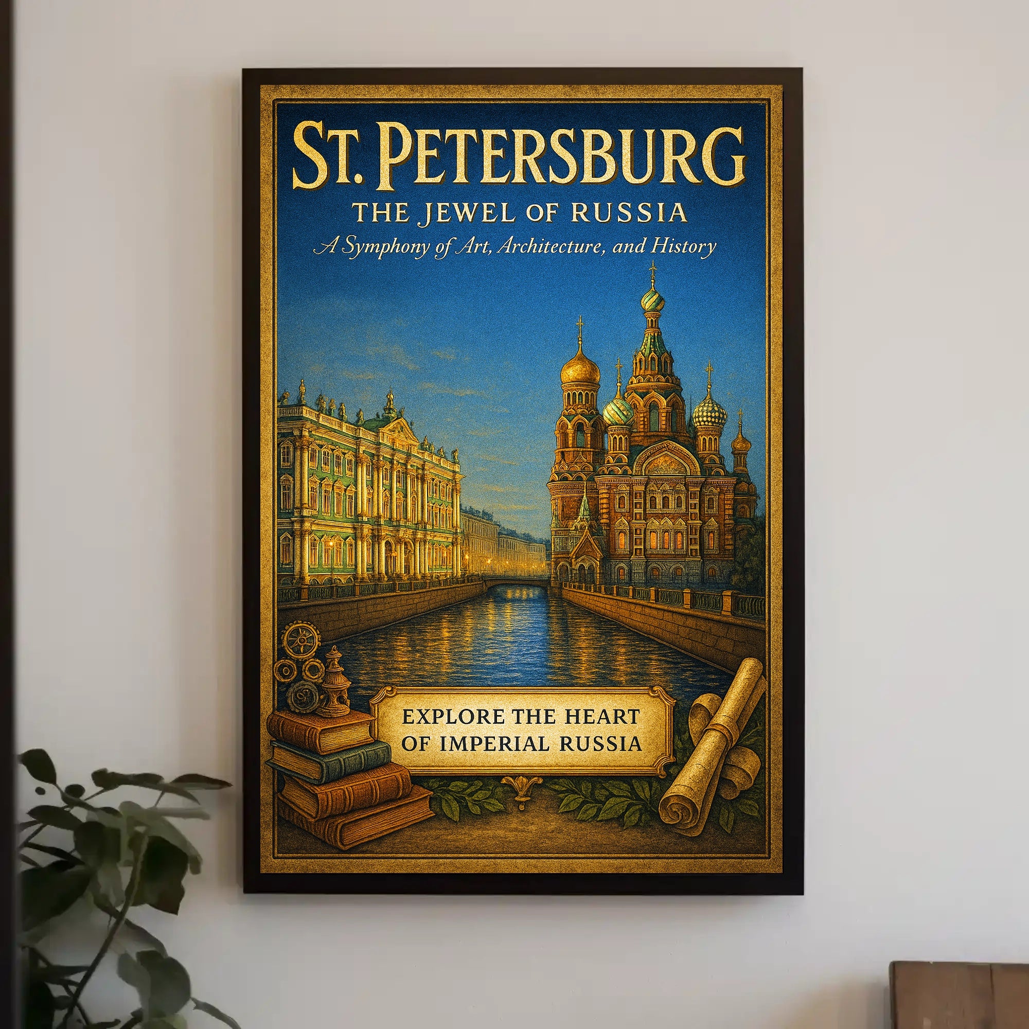 St. Petersburg The Jewel of Russia Poster