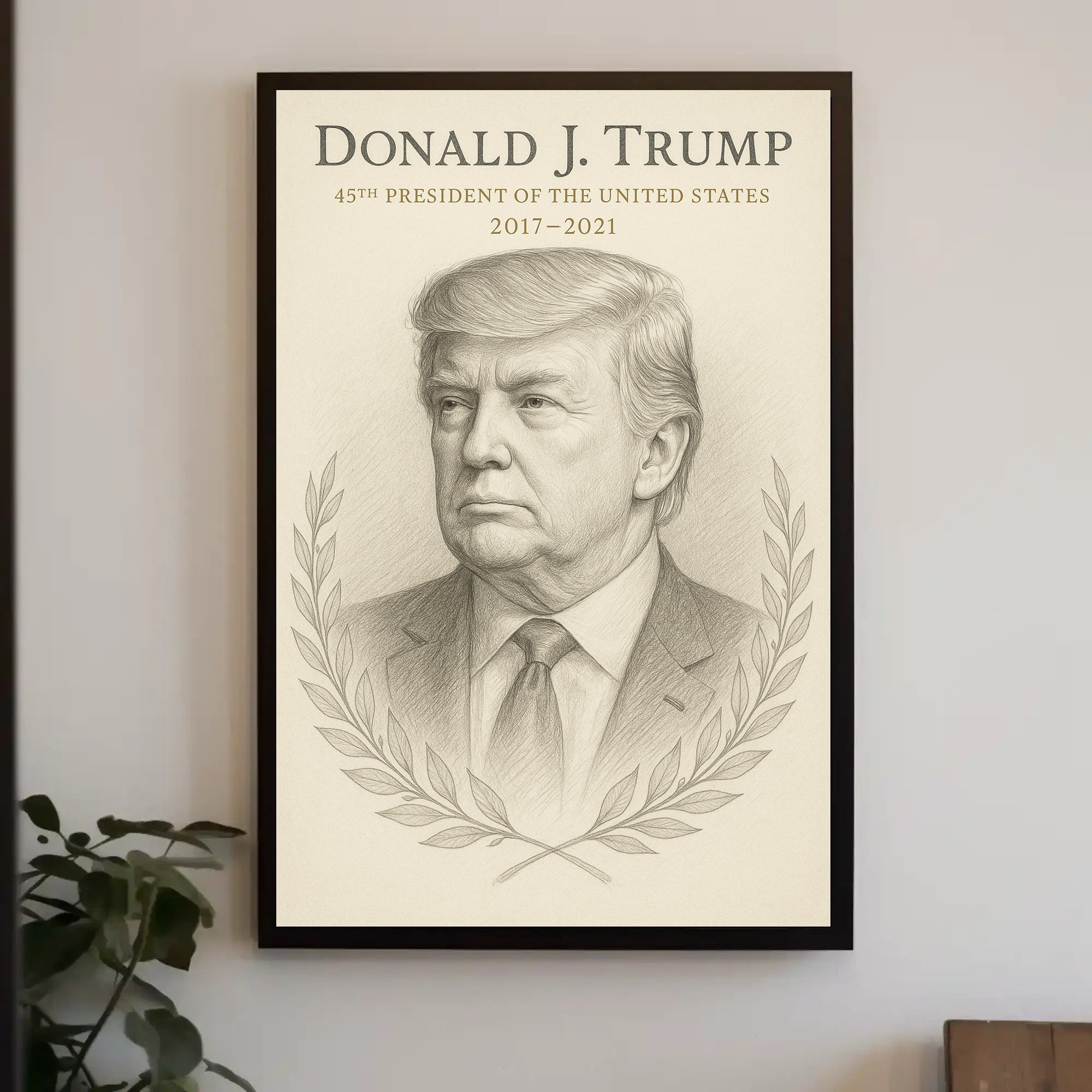 Donald J. Trump 45th President Poster PosterGoat
