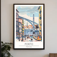 Porto Cityscape Poster PosterGoat