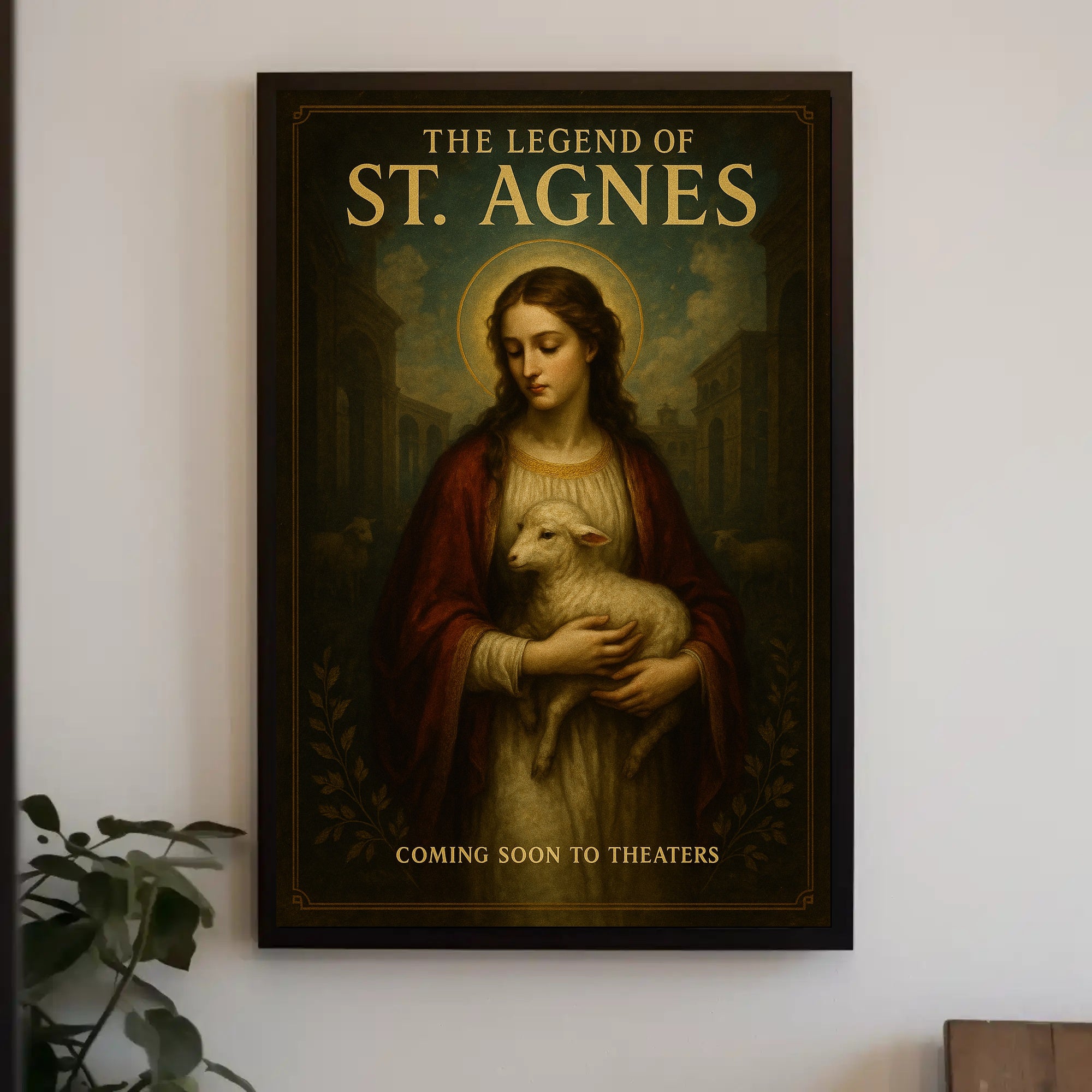 The Legend of St. Agnes Poster PosterGoat