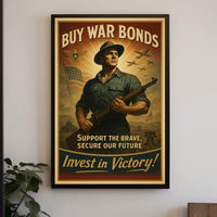 Invest in Victory War Bonds Poster