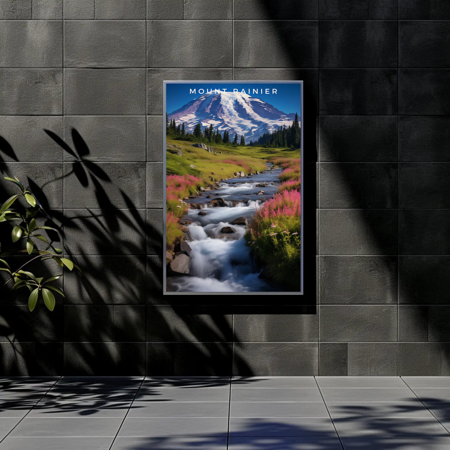 Mount Rainier National Park Poster