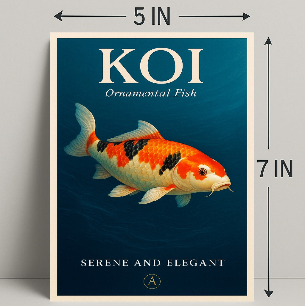 Koi Ornamental Fish Poster PosterGoat
