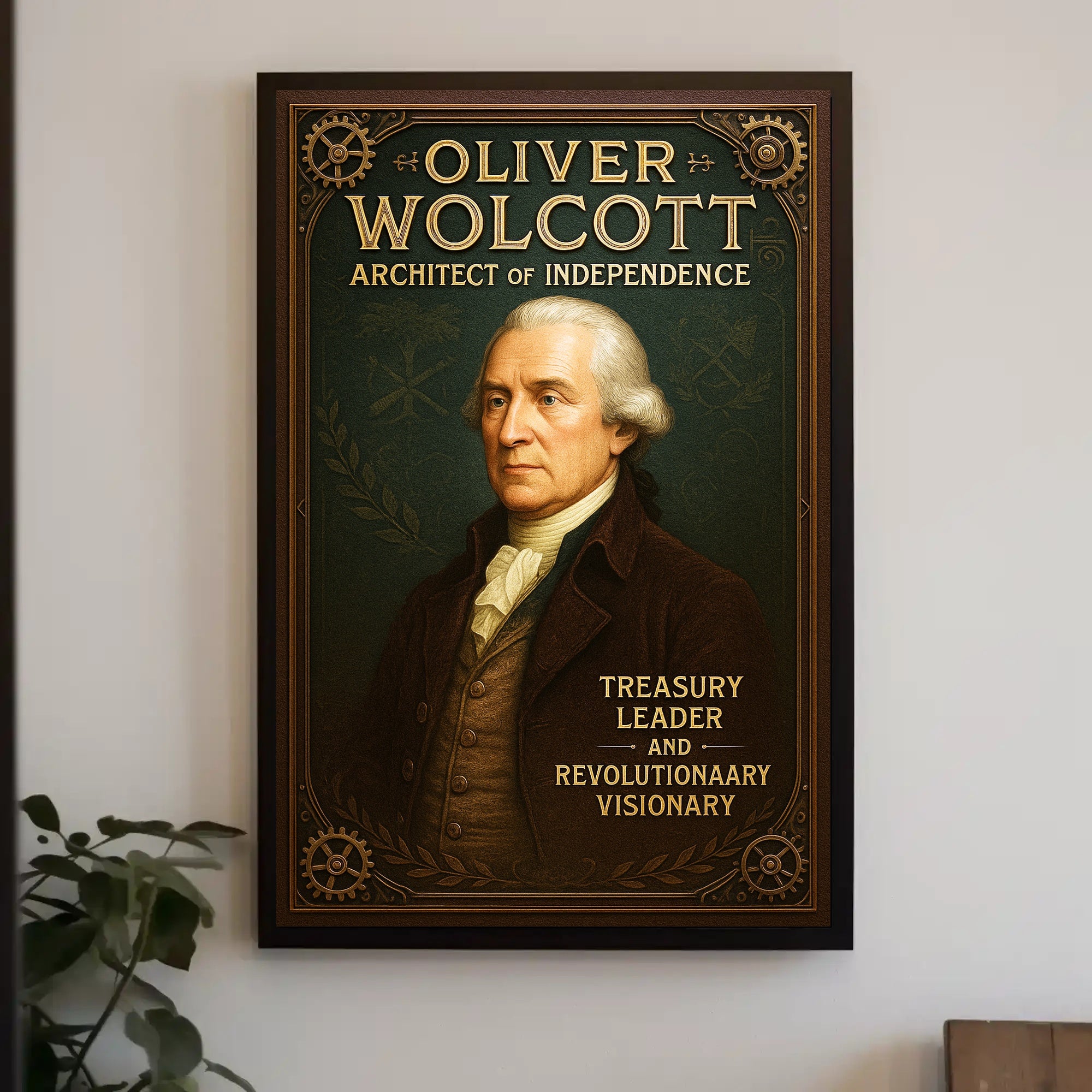 Oliver Wolcott Architect of Independence Poster PosterGoat