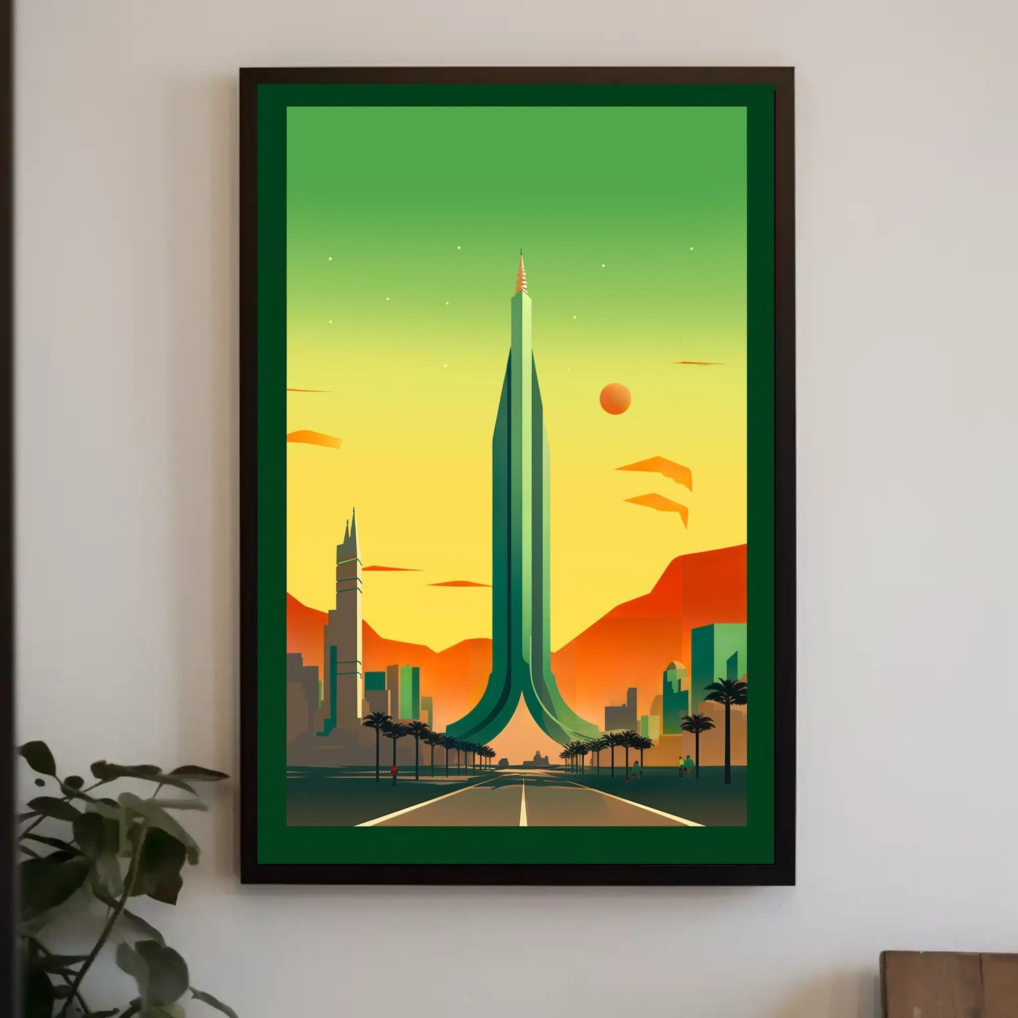 Futuristic Cityscape Poster