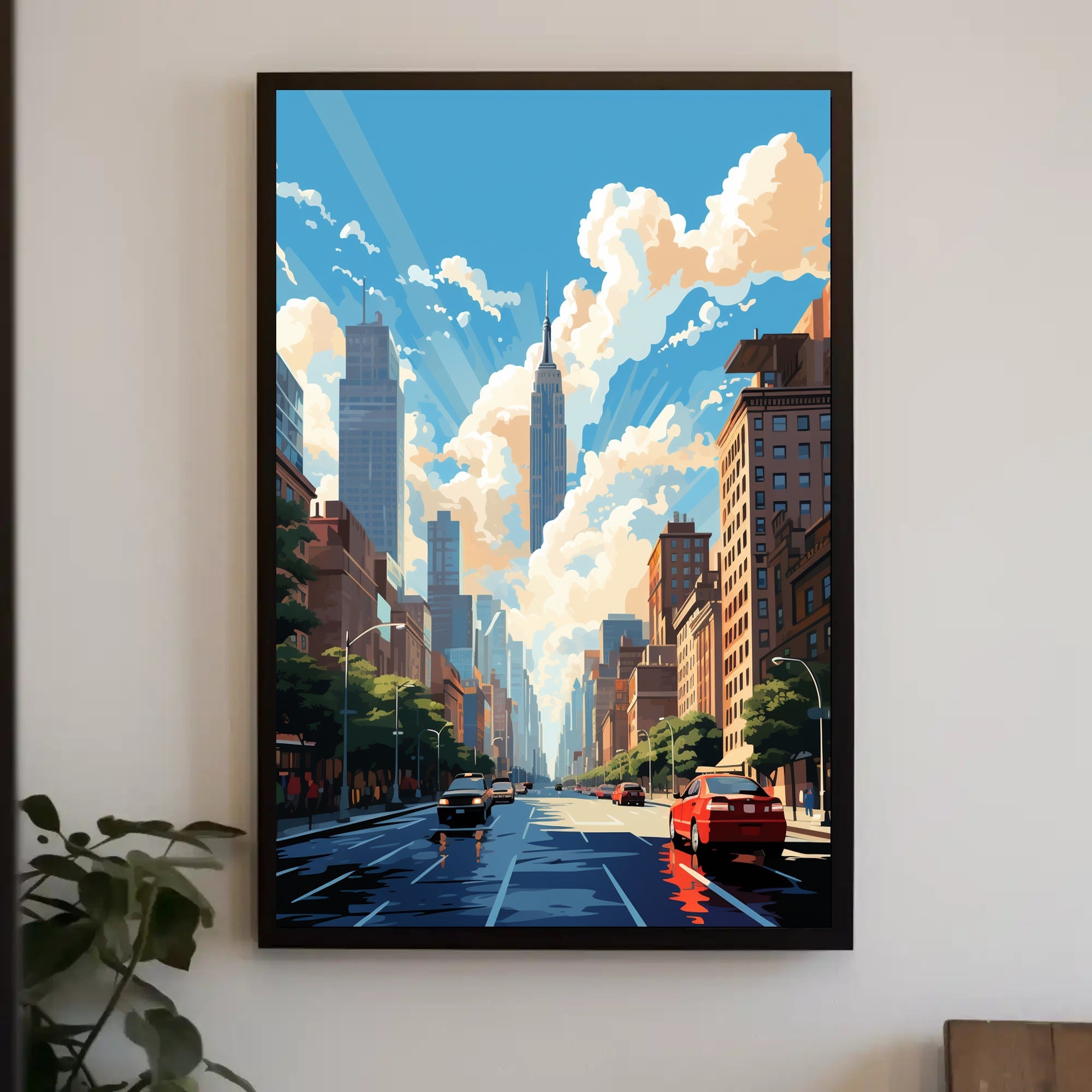 Urban Skyline Serenity Poster