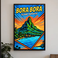 Bora Bora Island Paradise Poster