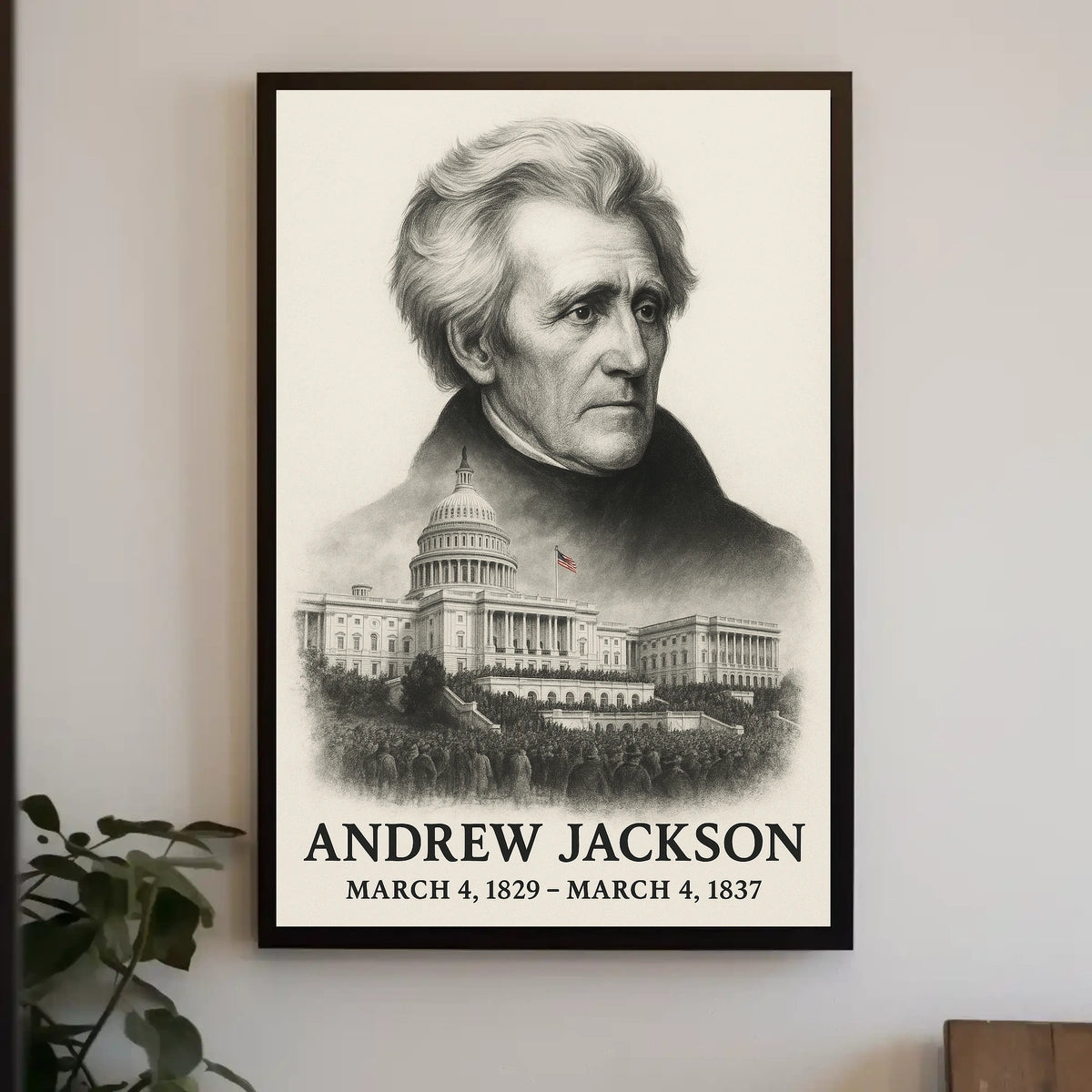 Andrew Jackson 7th President of the United States Reflections Poster