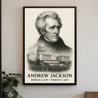Andrew Jackson 7th President of the United States Reflections Poster