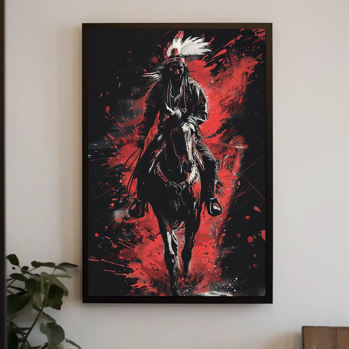 Warrior On Horseback Poster