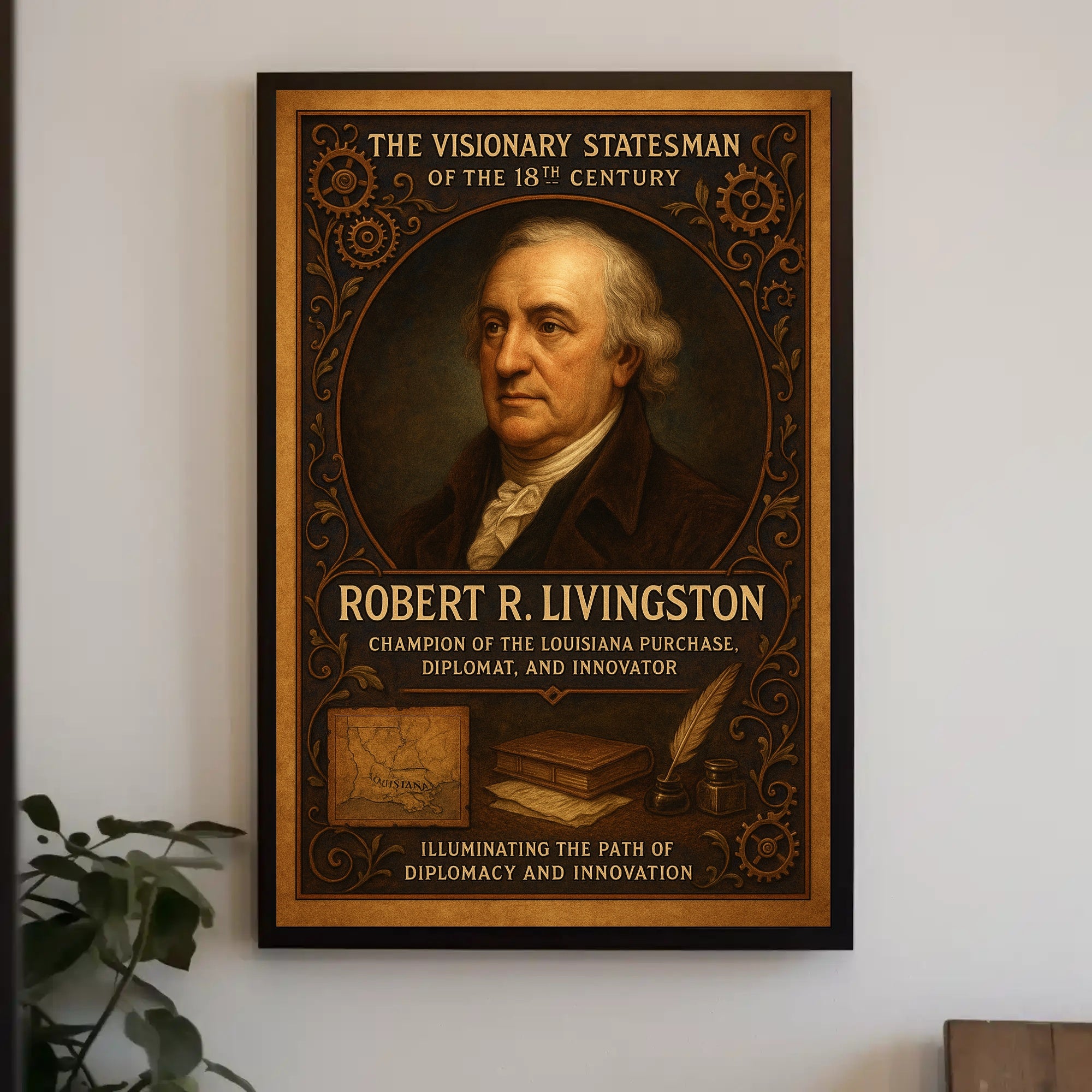 Robert R. Livingston Visionary Statesman Poster PosterGoat