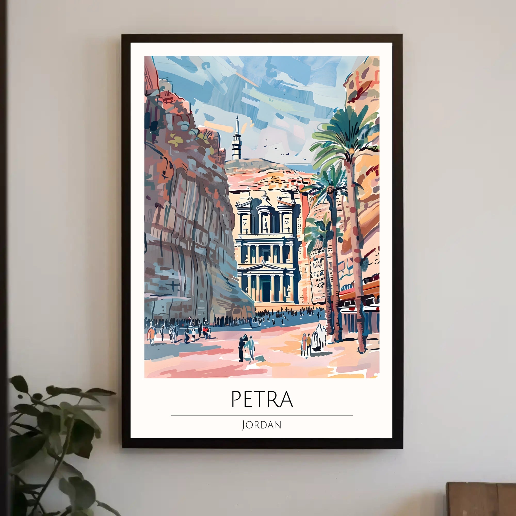 Petra, Jordan Poster PosterGoat