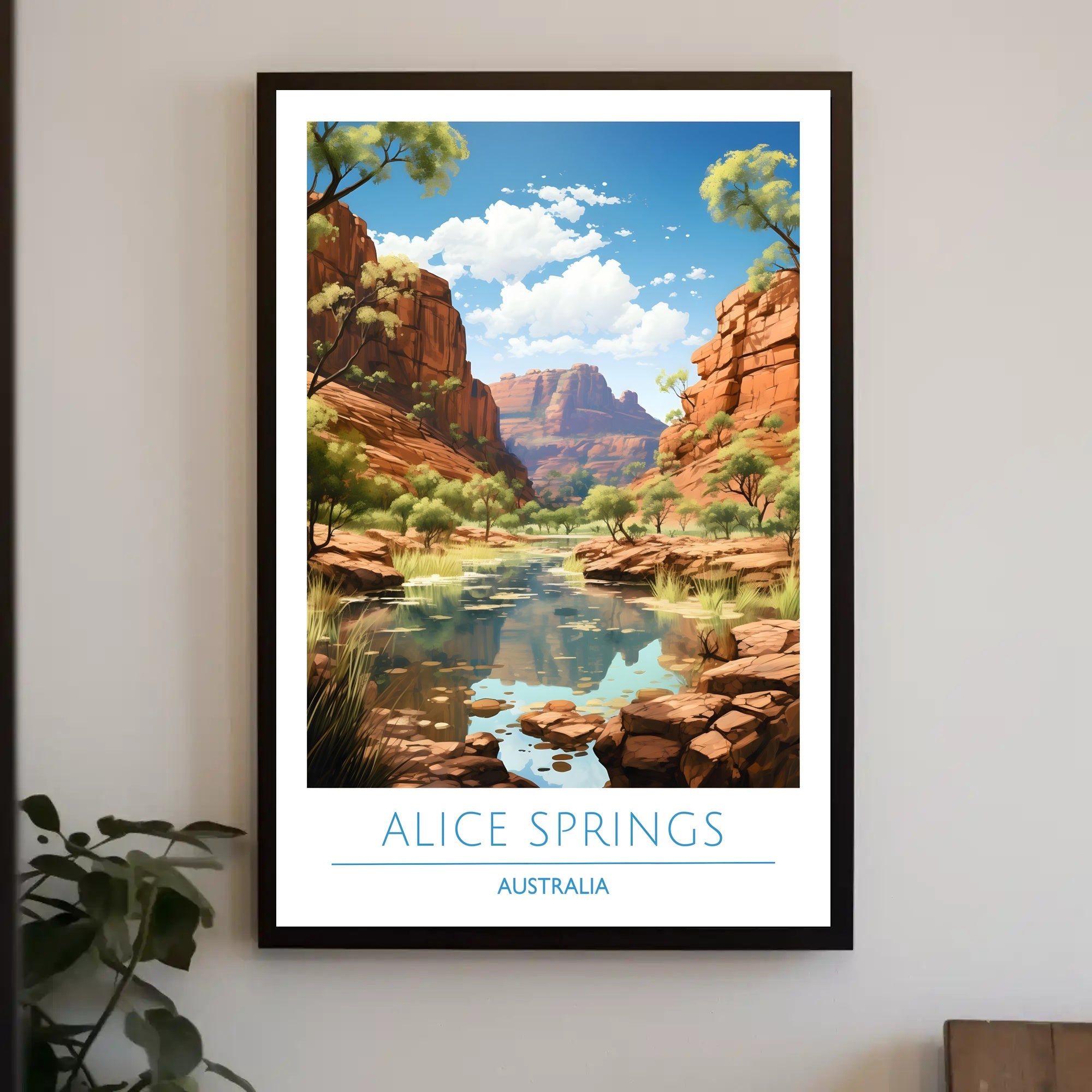 Alice Springs Landscape Poster